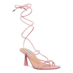 STEVE MADDEN Womens Pink Superb Toe Sculpted Heel Heeled Thong Sandals 9.5 M